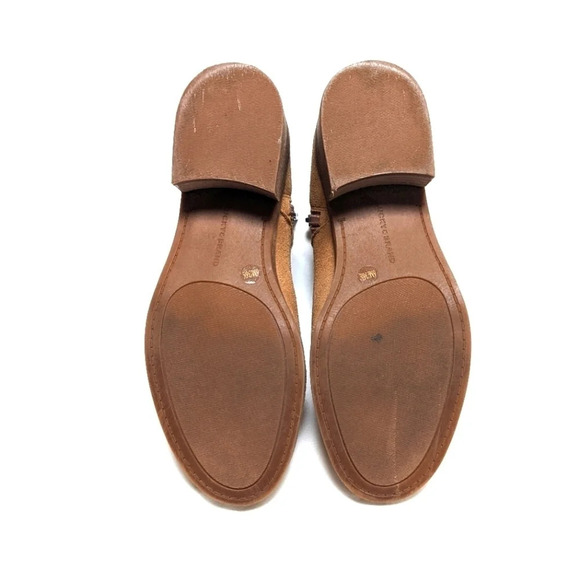 Lucky Brand Prenma Suede Tan Ankle Bootie size 6 - Picture 5 of 7